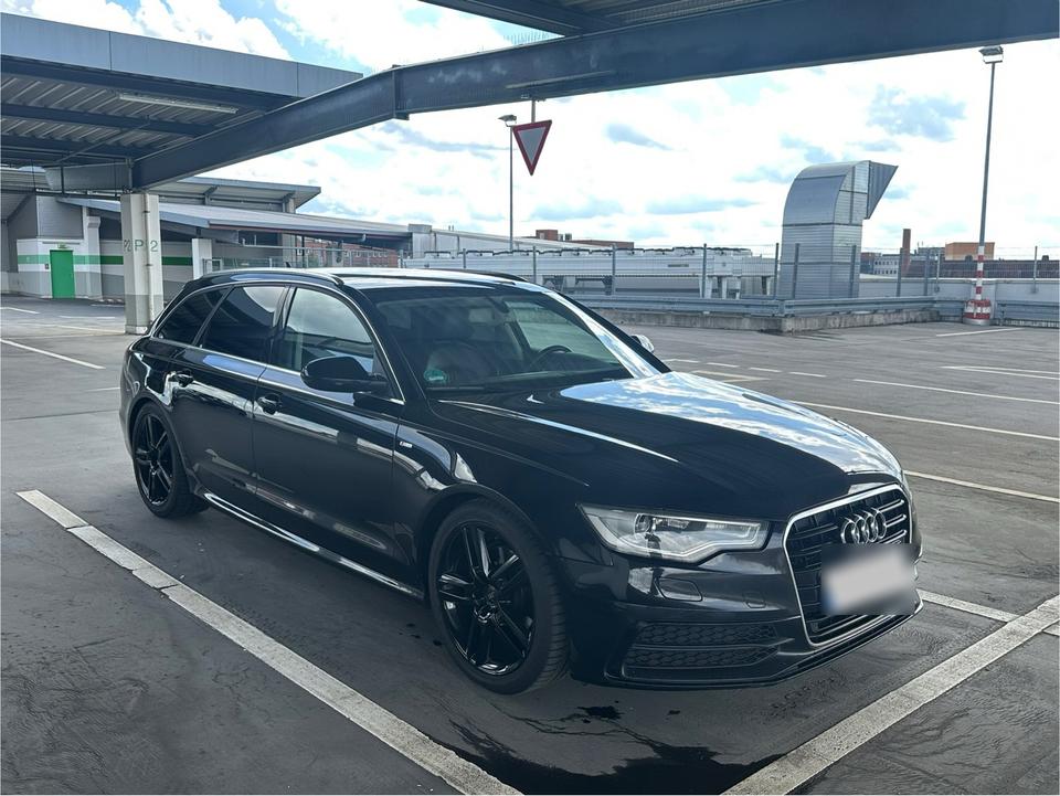 Audi A6 2014 — rear view