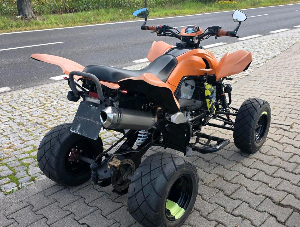 Weitere Motorräder quad Dinli 450 Tuv 2027 keine LOF 2007 — rear view