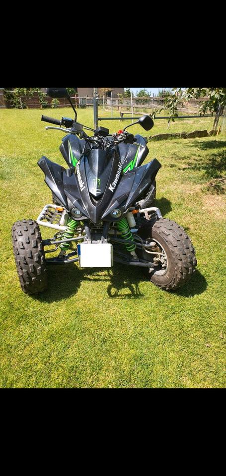 Kawasaki Quad Kawasaki KFC 450 R 2011 — rear view