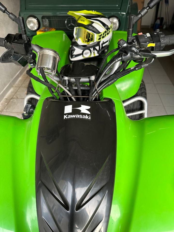 Kawasaki KFX 700 LoF Zulassung KW Gewindefahrwerk 2007 — rear view