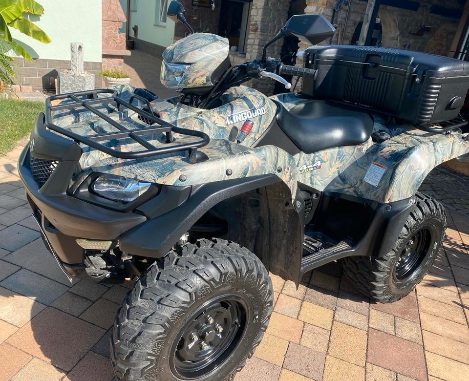 Suzuki KingQuad 750 AXi 4x4 LOF – Camo – 8.786 km – TÜV 03/2028, 2011