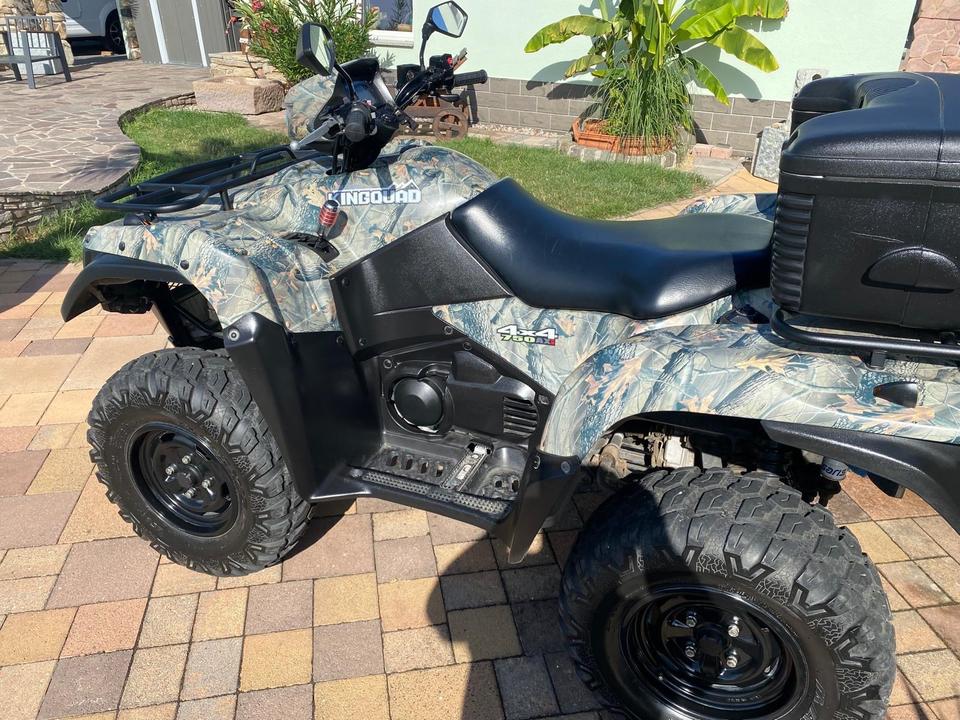 Suzuki KingQuad 750 AXi 4x4 LOF – Camo – 8.786 km – TÜV 03/2028 2011 — rear view