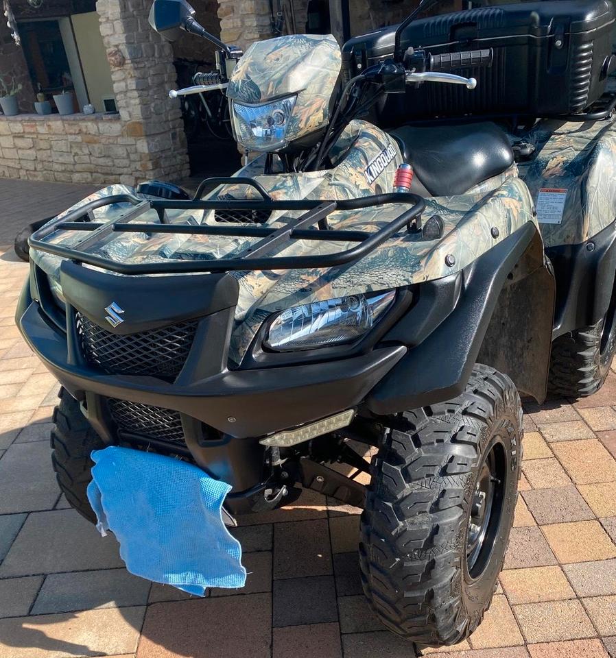 Suzuki KingQuad 750 AXi 4x4 LOF – Camo – 8.786 km – TÜV 03/2028 2011 — interior
