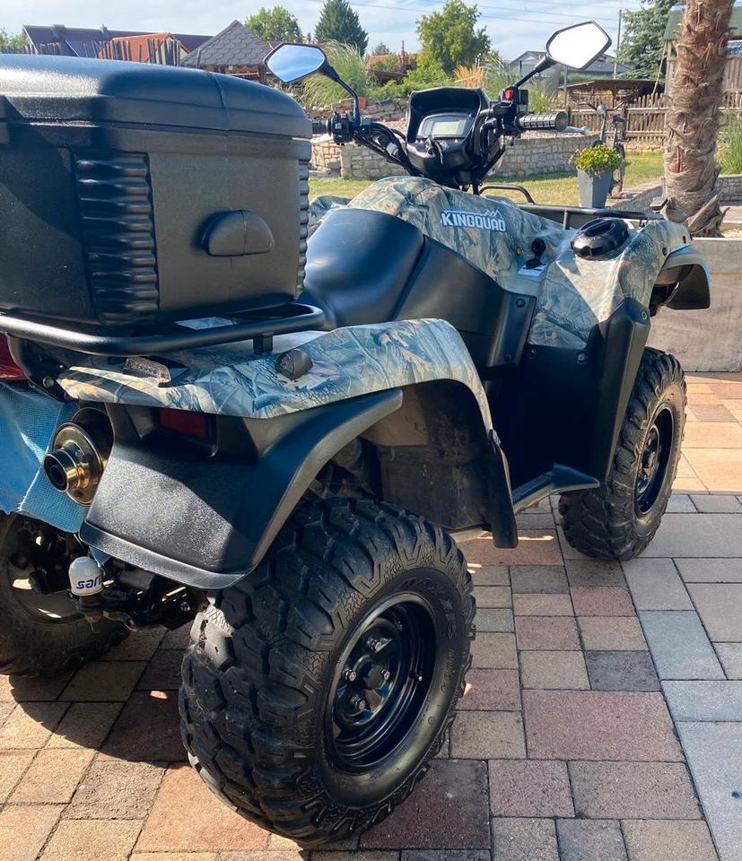 Suzuki KingQuad 750 AXi 4x4 LOF – Camo – 8.786 km – TÜV 03/2028 2011 — engine 722 ccm