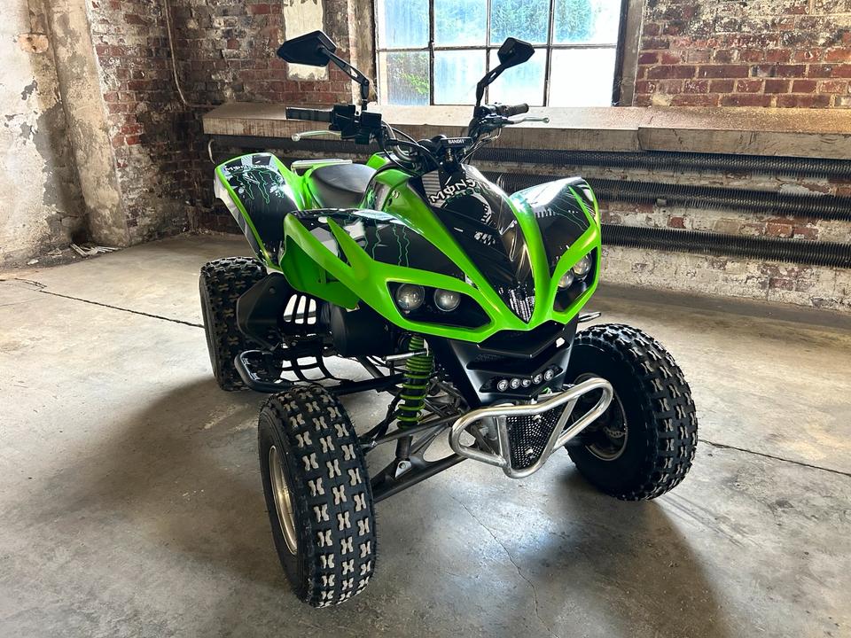 Kawasaki KFX 700 Monster-Energy-Quad mit LOF-Zulassung, 2005