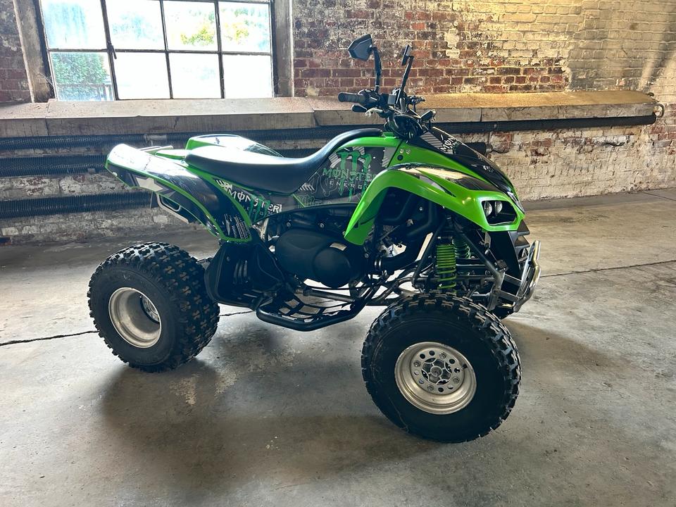 Kawasaki KFX 700 Monster-Energy-Quad mit LOF-Zulassung 2005 — interior