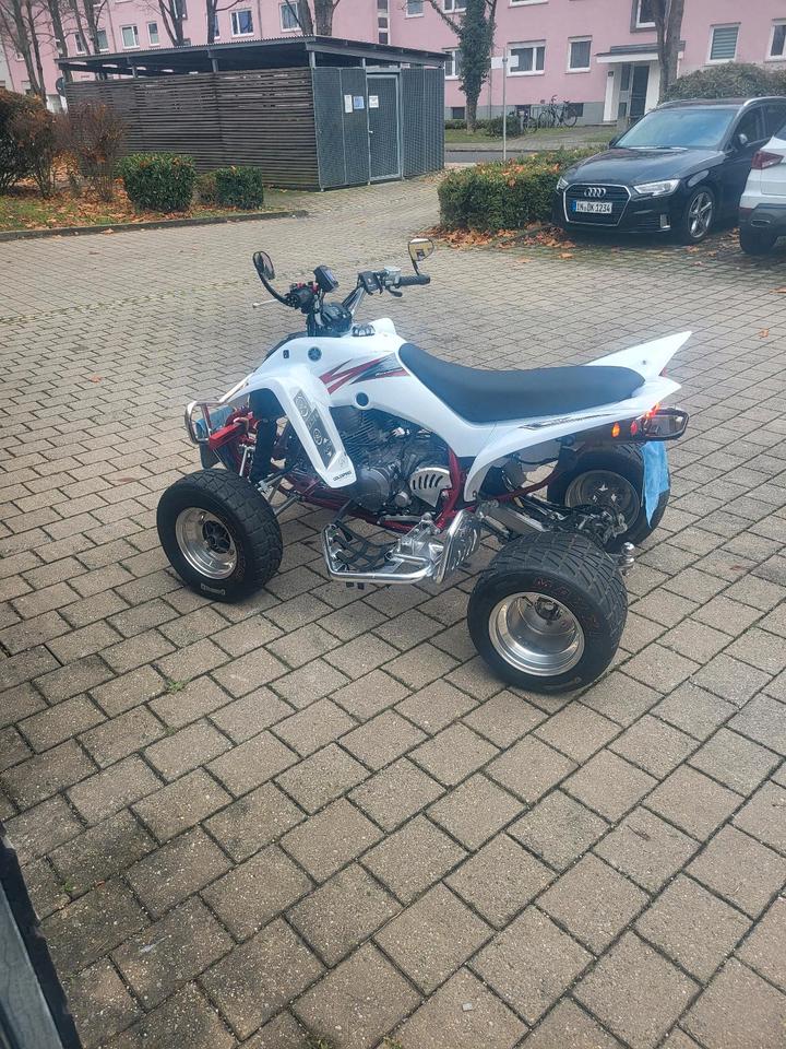 Yamaha Raptor YFM 350R ( 3600Km ) 2009 — вигляд ззаду