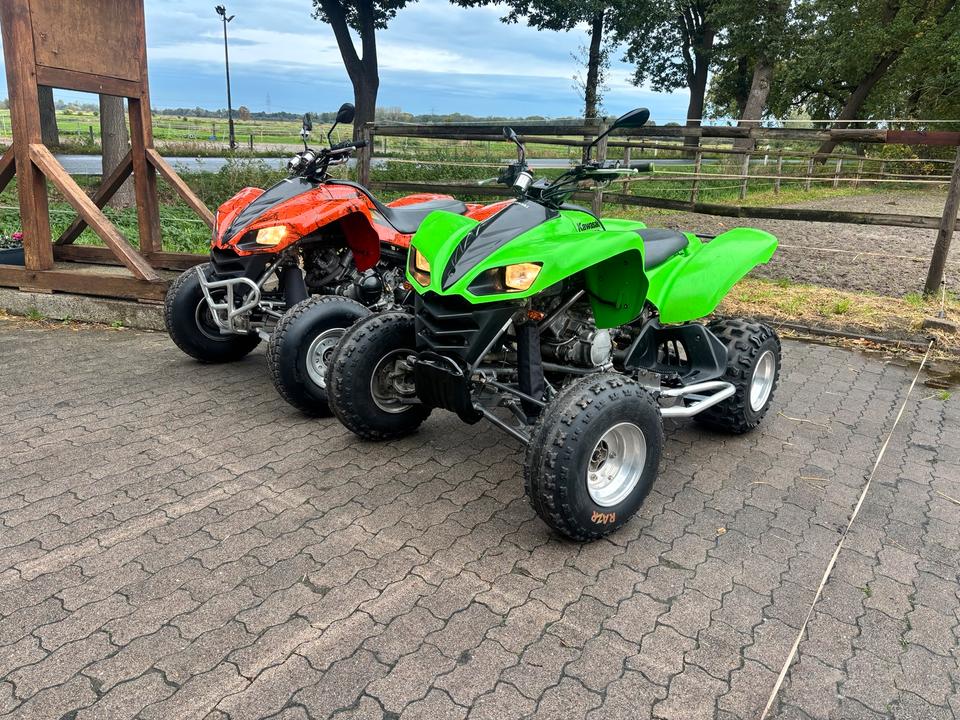 Kawasaki KFX 700 EZ08'-Motor revidiert-viele Neuteile-GPR Auspuff, 2008