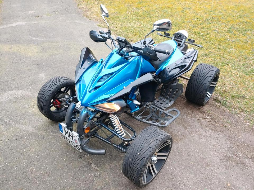 Weitere Motorräder jinling jla-21b Quad mit Straßenzulassung u Autobahn tauglichkeit 2015 — rear view