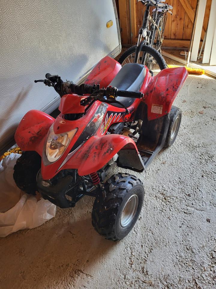 Kymco Gelöscht • Quad Kymco Maxxer 50 2015 — двигун 50 ccm