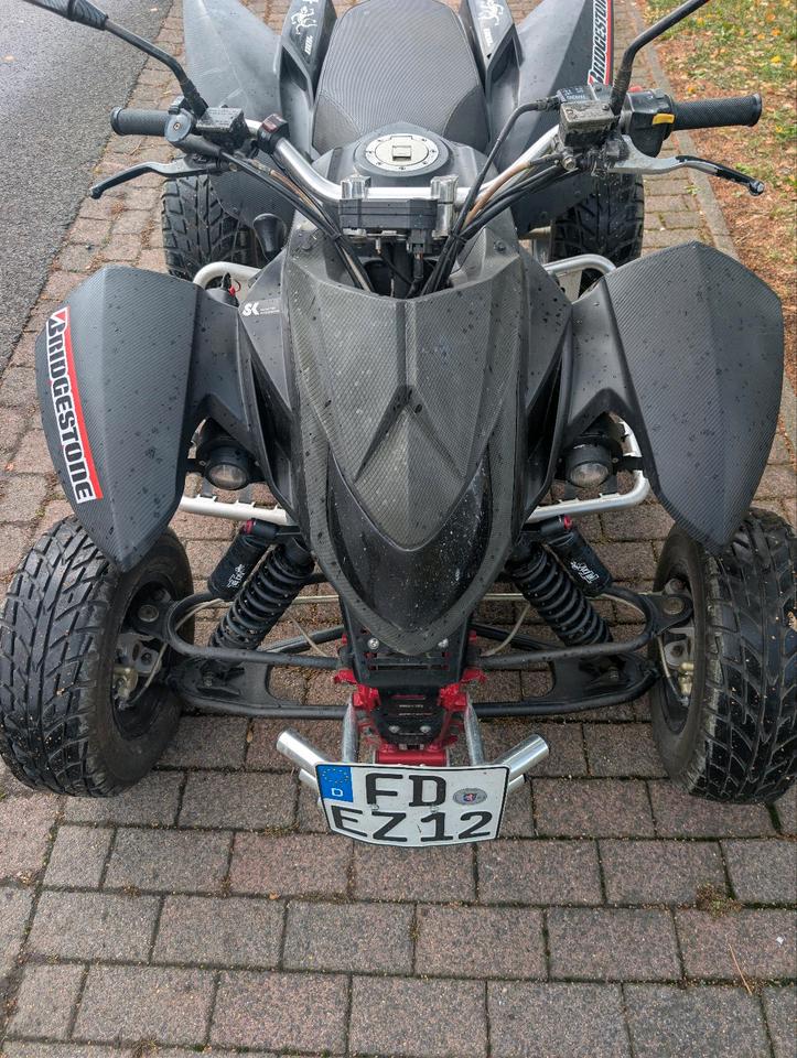  Triton 400cc 2011 — rear view