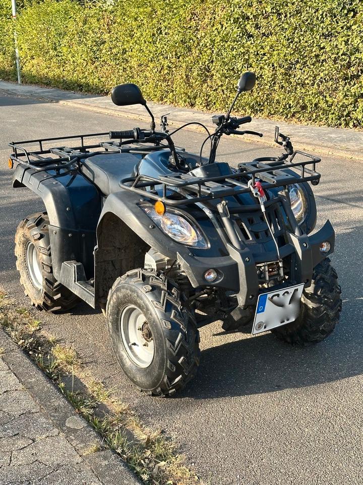 Weitere Motorräder Gelöscht • Quad 2x Gepächträger und Seilwinde 2014 — rear view