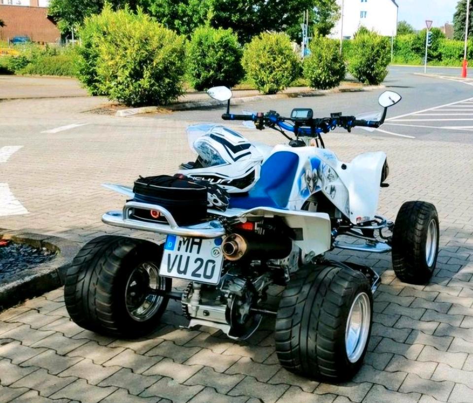 Suzuki Quad Suzuki LTZ 400 LOF tiefer breiter supermoto 2013 — rear view