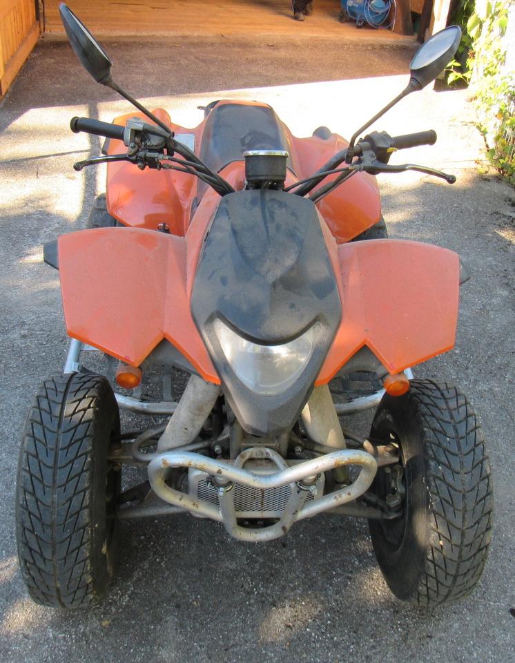 Weitere Motorräder Sachs Quads-4 Rock 250 Typ STM250 Bj 7421km mit Brief O. TÜV 2004 — rear view