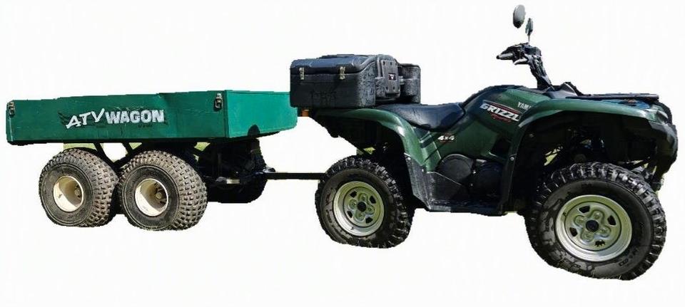 Yamaha Grizzly 700 FI+Seilwinde+kippbaren Anhänger+Räumschild, 2008