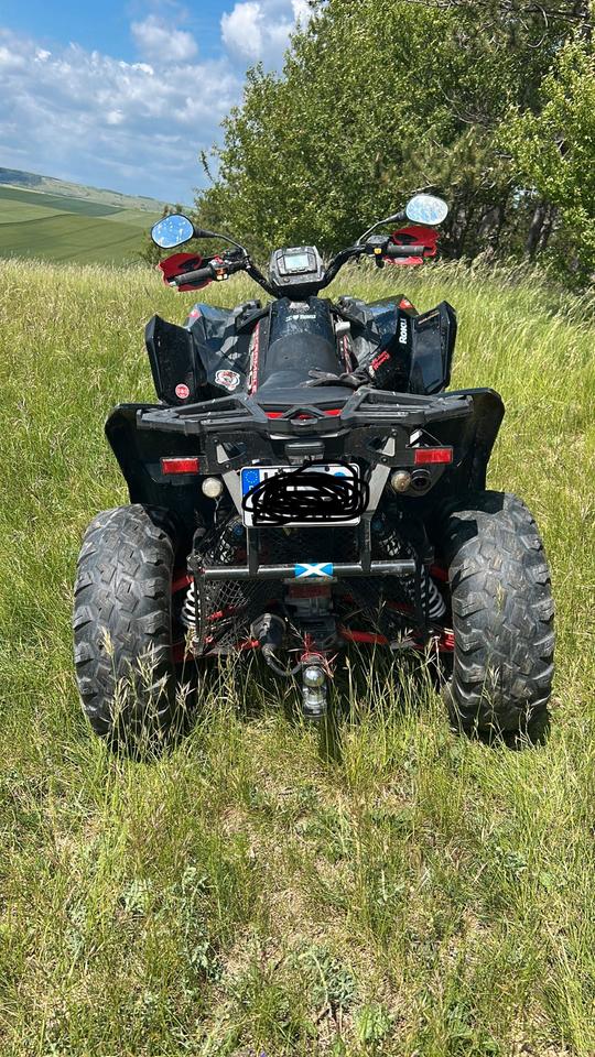 Quad Polaris Scrambler 850 XP - BJ , TÜV Neu LOF 2013 — rear view