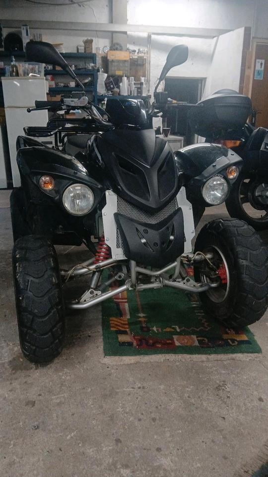 Weitere Motorräder Gelöscht • Hercules Quad Automatic mit Rückwärtsgang Heute Winterpreis 2006 — engine 200 ccm