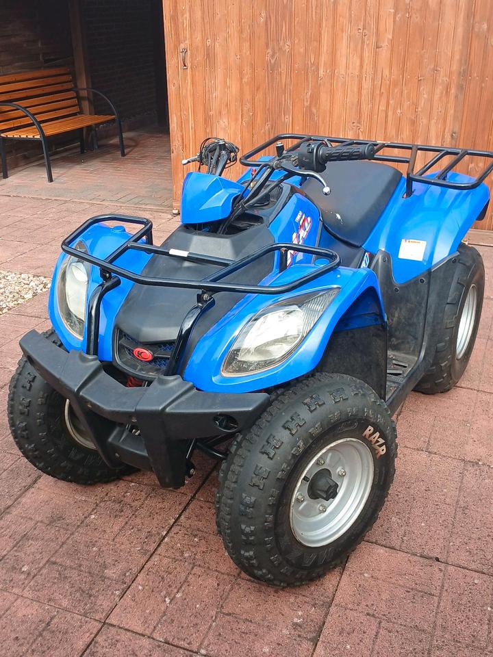 Kymco Gelöscht • Kymco MXU 150 ccm Quad ATV blau defekt 2007 — vehicle for AFU Ukraine