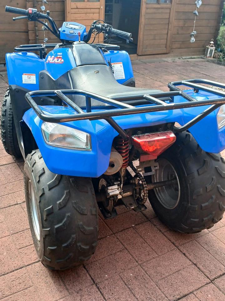 Kymco Gelöscht • Kymco MXU 150 ccm Quad ATV blau defekt 2007 — engine 150 ccm