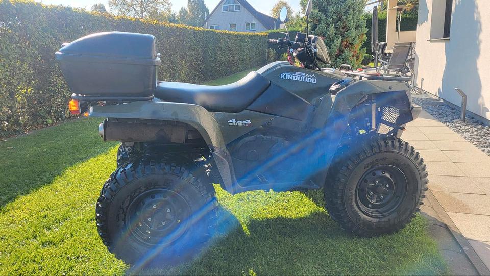Suzuki Kingquad 500 [ ATV ] inkl. Anhänger 2011 — engine 500 ccm