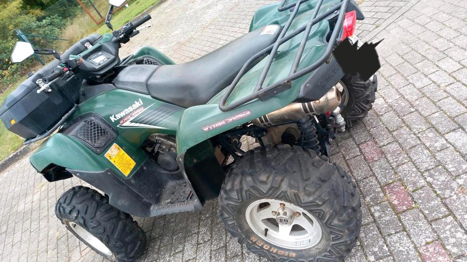 Kawasaki Gelöscht • Verkauf kawasaki quad atv 750ccm mit tüv und lof Zulassung 55 ps 2005 — interior