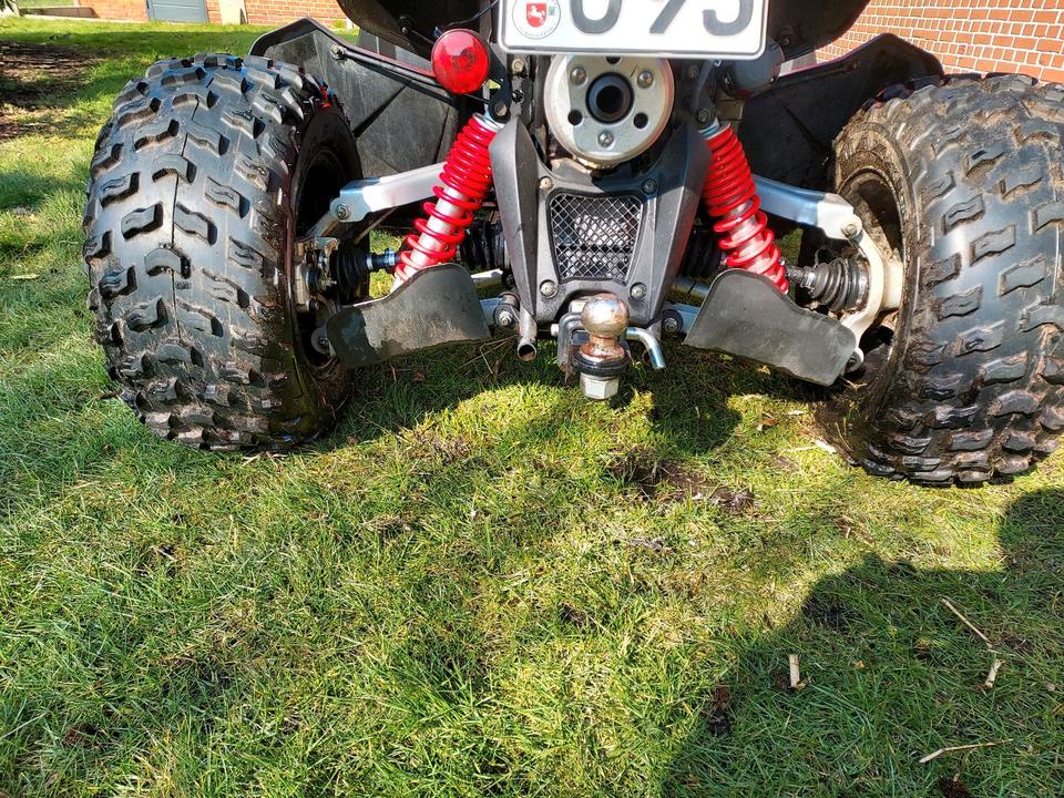  quad atv acticat lof 2014 — rear view
