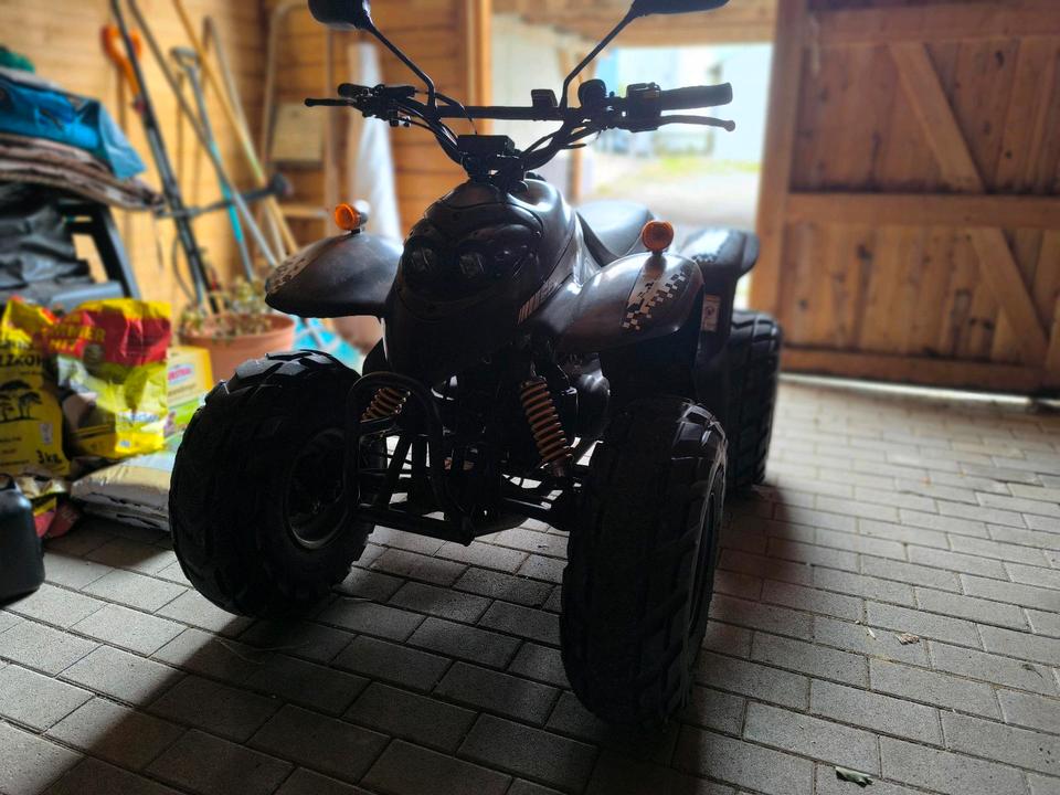 MZ *Quad 100ccm* mit Straßenzulassung 2004 — вигляд ззаду