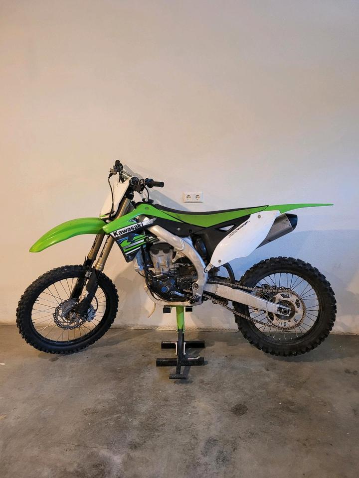 Kawasaki Kx450f/ Motocross/ Motorrad/ Moped 2013 — rear view
