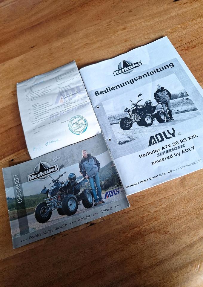 Weitere Motorräder Gelöscht • Adly Herkules Quad ATV 50 Super Sonic XXL 45kmh 2006 — фото 10