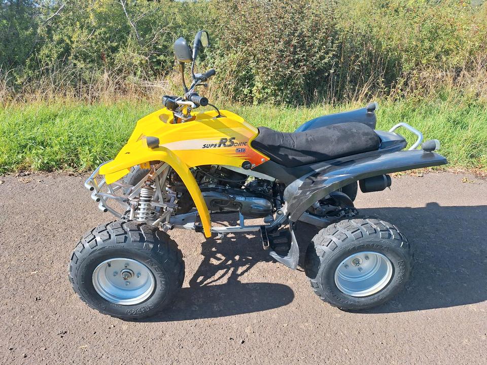 Weitere Motorräder Gelöscht • Adly Herkules Quad ATV 50 Super Sonic XXL 45kmh 2006 — салон