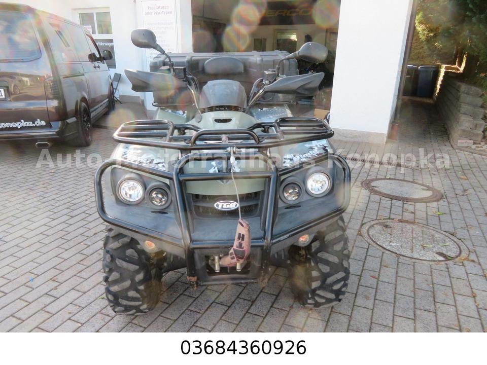 Weitere Motorräder TGB Blade 500 AHK Seilwinde Koffer 2011 — rear view